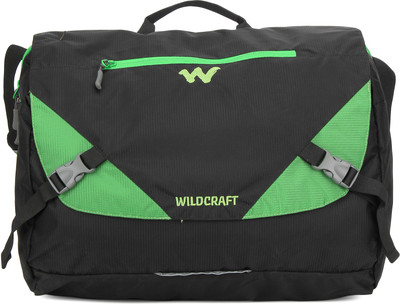 

Wildcraft Men & Women Casual Black, Green Nylon Sling Bag