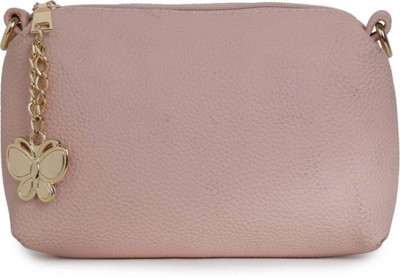 

Wrodss Women Casual Pink PU Sling Bag