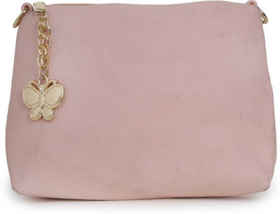 

Zoby Girls Evening/Party Pink PU Sling Bag