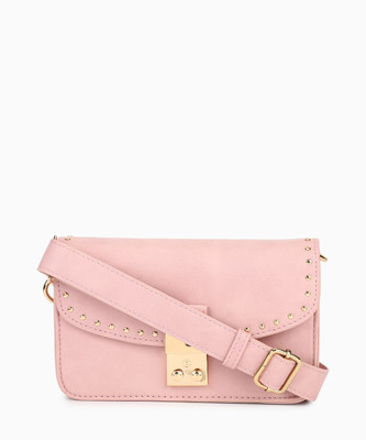 Accessorize Women Casual Pink PU Sling Bag
