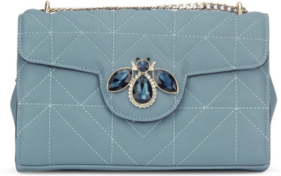 

Dune London Women Casual Blue Leatherette Sling Bag