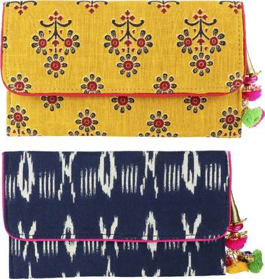 

Sunny Girls Casual Blue Cotton Clutch