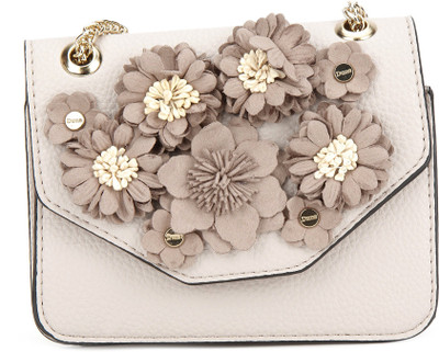 

Dune London Women Casual Pink Banana Fibre Sling Bag