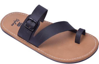 

Stylos Men Black Sandals