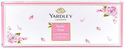

Yardley London English Rose Luxury Soap 3x100g(300 g, Pack of 3)