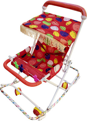 

Confiado red walker cum rocker, pram for kids in strollers & prams Stroller Cum Rocker(No Recline position, Red)