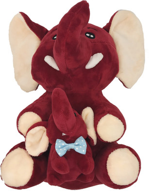 

Pulse Elephant SBM 1229 Soft Toy - 20 cm(Dark Red)