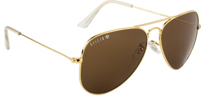 

Aislin Aviator Sunglasses(Brown)