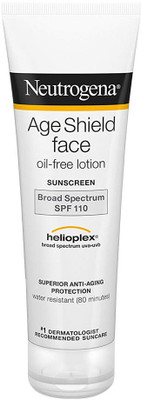 

Neutrogena Age Shield Face Oil-Free Lotion Sunscreen Broad Spectrum Spf 110, 3 Fl. Oz. - SPF 110 PA++(88 ml)