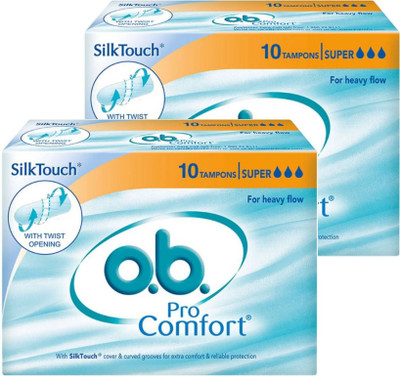 

O.B Pro Comfort Tampons (2 Box) Tampons(Pack of 20)