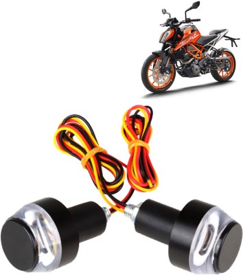 SHOOLIN SLNWOHL-091 Duke 390 Bike Turn Signal Grip Side Indicator Handle Bar Weight Light/ Bike Motorcycle Modify LED Light Fog Lamp Motorbike LED for KTM (12 V, 15 W)(Duke 390, Pack of 2)