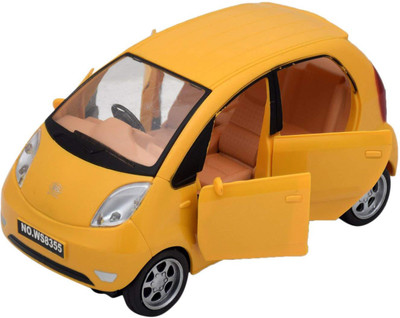 

lifestylesection Musical Nano Car With Flashing lights Toy For kids(Yellow)