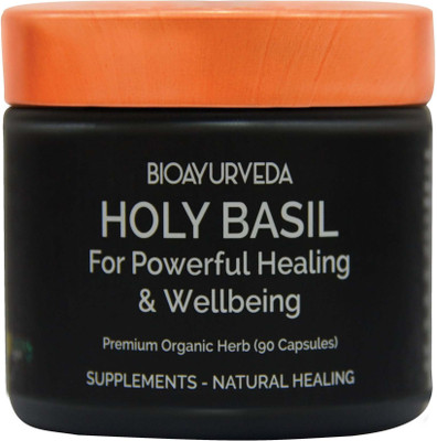 BioAyurveda HOLY BASIL 90 Vegan Capsules (90 No)