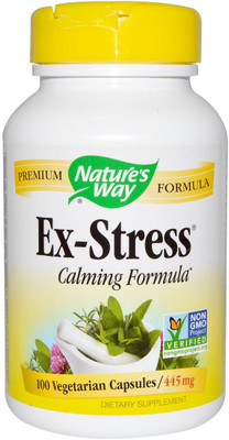 

Nature's Way Nature's Way, Ex-Stress, Calming Herbal Formula, 890 mg, 100 Vegan Capsules(100 No)