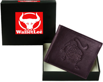 

WalletLee Men Brown Genuine Leather Wallet(1 Card Slot)