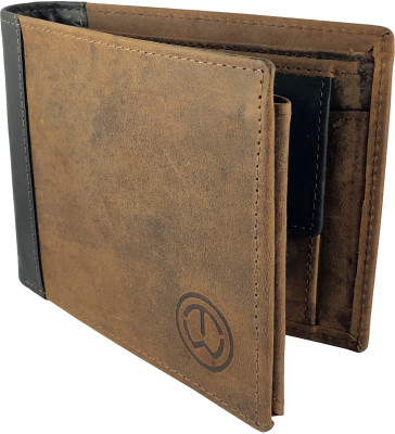 

IzcorpIndia Men Brown, Black Genuine Leather Wallet(6 Card Slots)