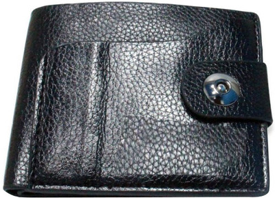 

Naachas Men Black Genuine Leather Wallet(10 Card Slots)