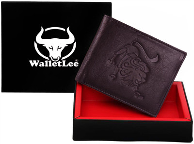 

WalletLee Men Brown Genuine Leather Wallet(1 Card Slot)