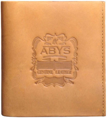 

ABYS Men Tan Genuine Leather Wrist Wallet(10 Card Slots)