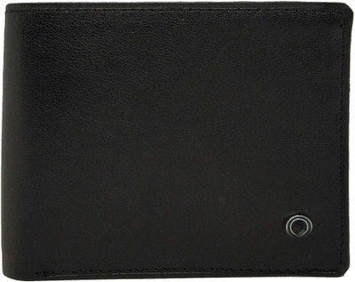 

Wildmount Men Black Genuine Leather Wallet(9 Card Slots)