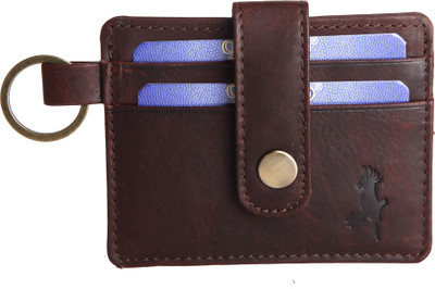 

Kukatoo Men Brown Genuine Leather Card Holder(6 Card Slots)