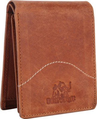 

Bull Kraft Men Tan Genuine Leather Wallet(7 Card Slots)