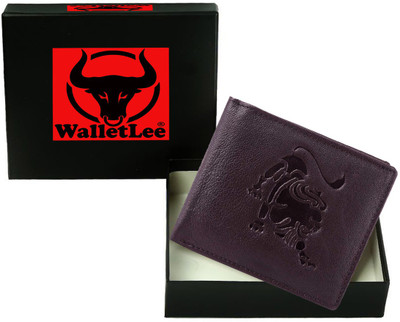 

WalletLee Men Brown Genuine Leather Wallet(1 Card Slot)