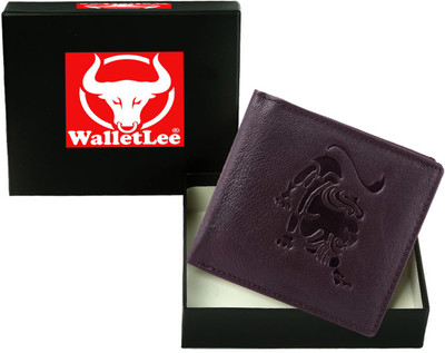 

WalletLee Men Brown Genuine Leather Wallet(1 Card Slot)