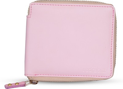 

Red Rabitt Girls Pink Artificial Leather Wallet(3 Card Slots), Pearl pink