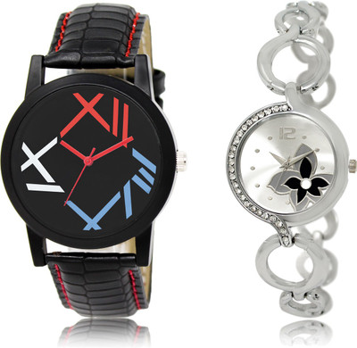 

The Shopoholic Stylist Designer Combo Pack 2 Black And Silver Dial Analog Watch For Boys And Girls Dial Watches Watch - For Men & Women