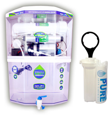 

Aquaultra Transparent 15 L RO + UV + UF + TDS Water Purifier(Transparent)