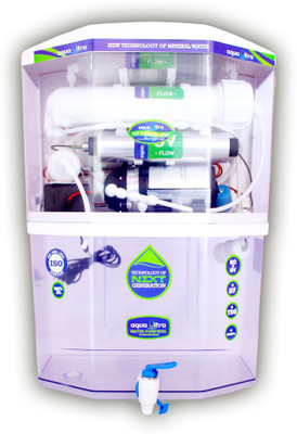 

AQUAULTRA A400 14 L RO + UV + UF + TDS Water Purifier(White)