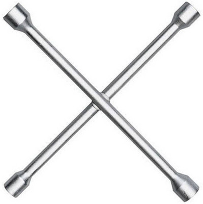 MANOR MANNER 4 WAY SPANNER SET FOR Car Ship Machine Repair Service @ THE ONLINE STORE 4 WAY SPANNER SET FOR CAR TYRE Double Sided Lug Wrench(Pack of 1)