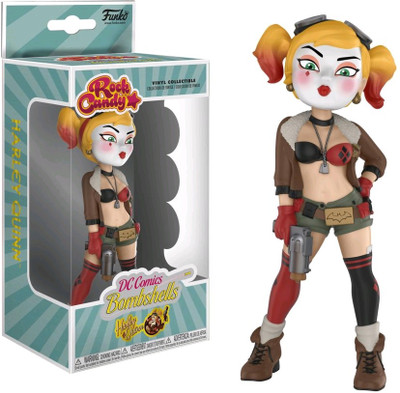 

Funko DC Bombshells: Harley Quinn Rock Candy Vinyl Figure(Multicolor)