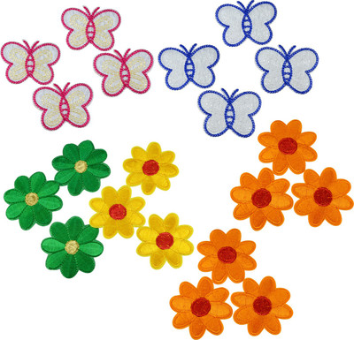 

Saamarth Impex Butterfly & Flower Design Crafting Accessories , Decoration Steps Multicolorful Art & Craft Accessories