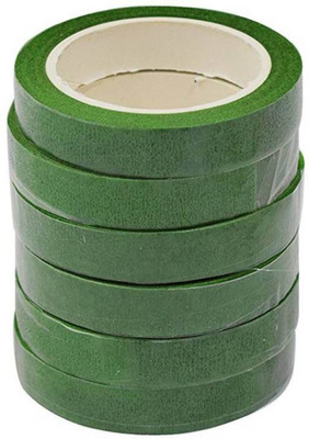 

OZ STORE Flower Making Floral Tape 12mm 6pcs Pack:- (Green)