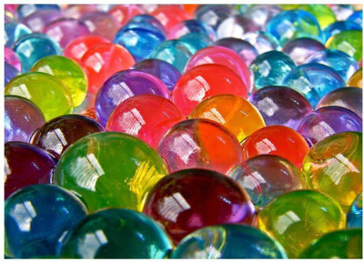 

Qweezer ( pack of 2500 pcs water ball Aprrox ) Colorful Magic Crystal Water Jelly Balls Mud Soil Beads water ball use decoration multicolour ball