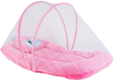 

Cutieful Mosquito Protector Comfy Baby Sleeping Mosquito Net Bed CUTFBB2029 Portable Crib(Fabric, Multicolor)