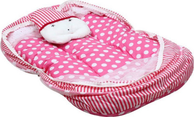 

Kidoyzz Portable Cotton Mosquito Protector Baby Bed Portable Crib(Fabric, Pink)