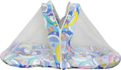 

Kidoyzz Printed Cotton Mosquito Protector Baby Bed Portable Crib(Fabric, Multicolor)