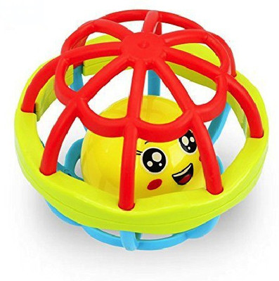 

ToyVilla Non Toxic Soft and Safe Rattle Ball Rattle(Multicolor)