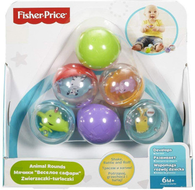 

Fisher-Price Silly Safari Animal Rounds Rattle(Multicolor)
