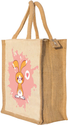 

Nisol Cute Rabbit Waterproof Lunch Bag(Beige, 12 inch)