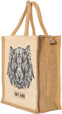 

Nisol Stay Wild Waterproof Lunch Bag(Beige, 12 inch)