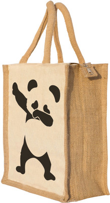 

Nisol Dab it Panda Waterproof Lunch Bag(Beige, 12 inch)