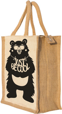 

Nisol Just Be Cool Bear Waterproof Lunch Bag(Beige, 12 inch)