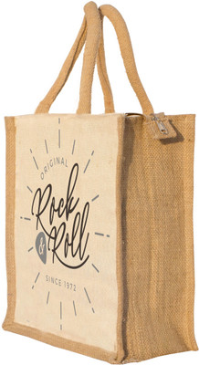 

Nisol Rock n Roll Waterproof Lunch Bag(Beige, 12 inch)