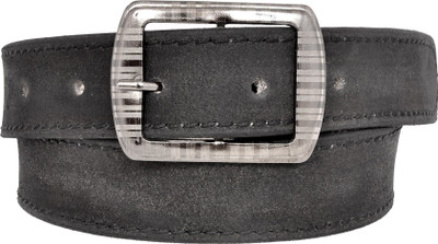 

Ajeraa Men Casual Black Genuine Leather Belt