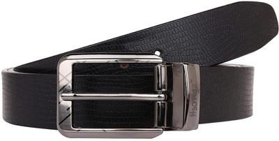 

Sorellaz Men Formal Black Genuine Leather Belt, Black & brown