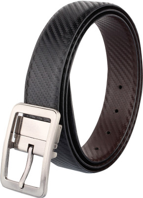 

Styler King Men Formal Black Genuine Leather Reversible Belt